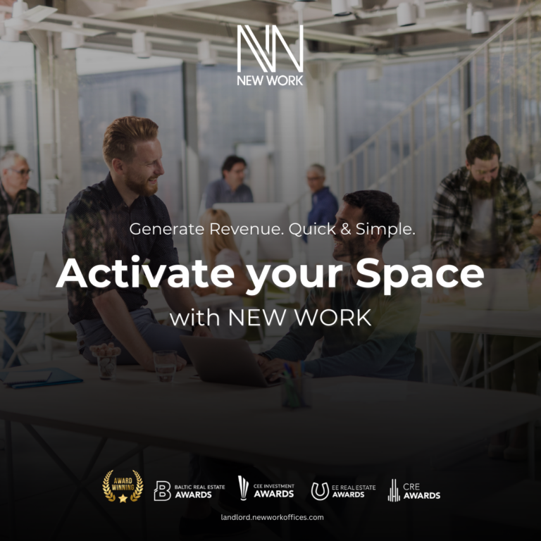 New Work Offices visual guide illustrating the perfect way of working which is Hybrid